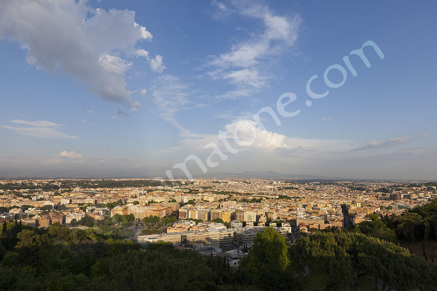 View of the city of Rome from Hotel Cavalieri in Rome