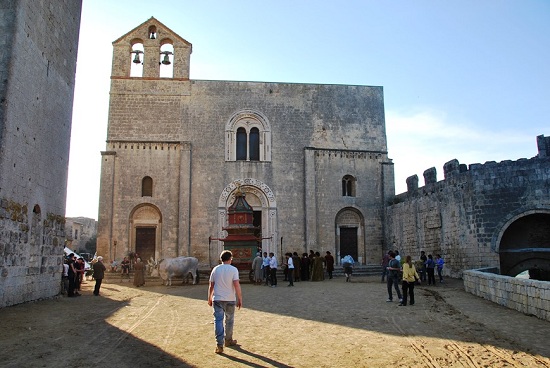 Church Santa Maria in Castello. Tarquinia. Italy.