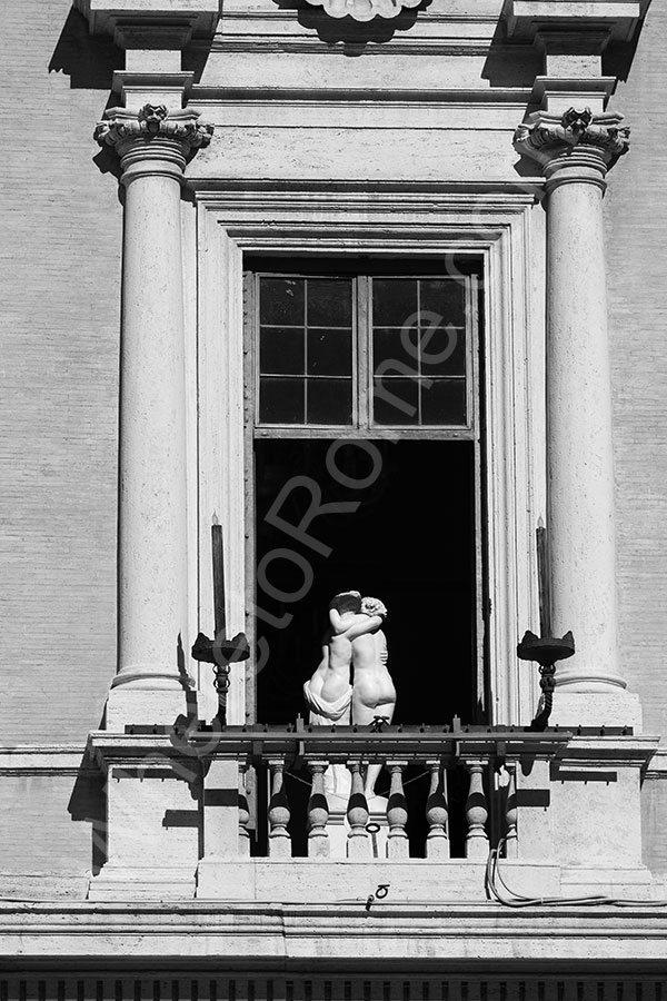 Angel statues in Piazza del Campidoglio