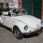 Volkswagen Beetle Cabriolet used as a wedding car in Rome