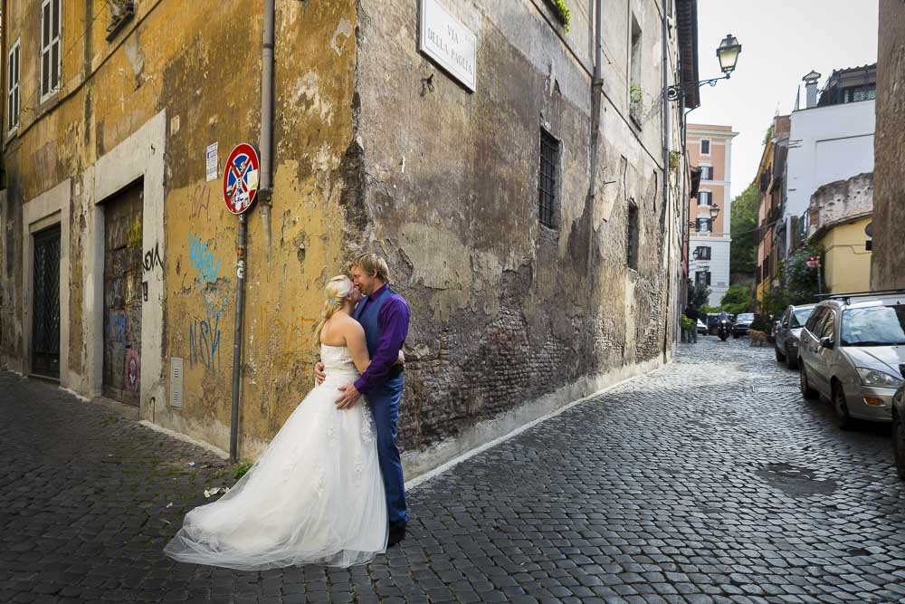 Photo session in the Trastevere quarter