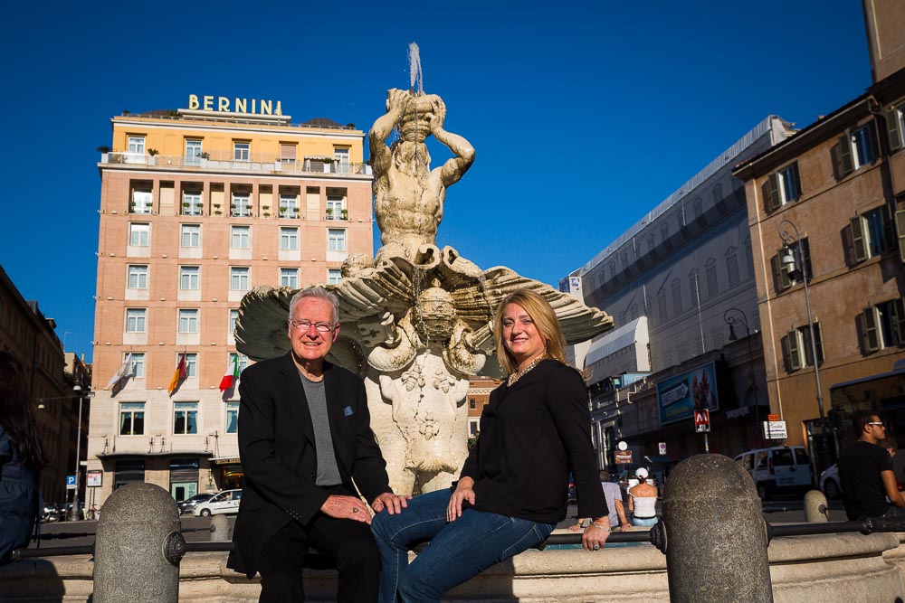 Photo shoot at Piazza Barberini