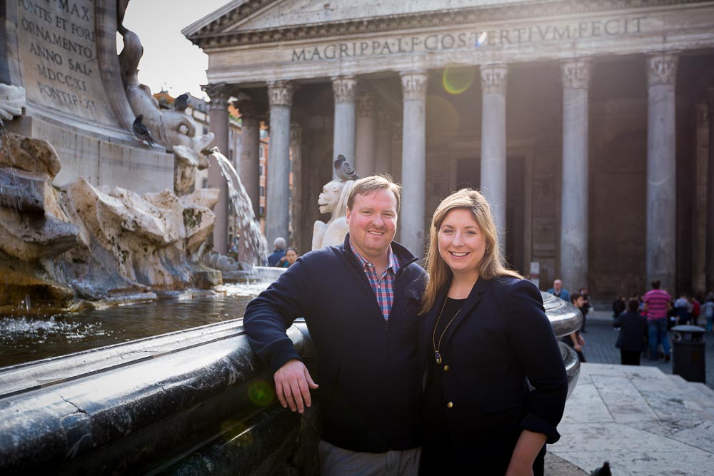 Portrait picture taken during a photo tour session in Rome