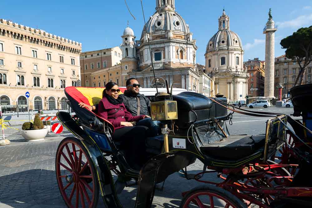 Horse drawn ride and end of the photo tour