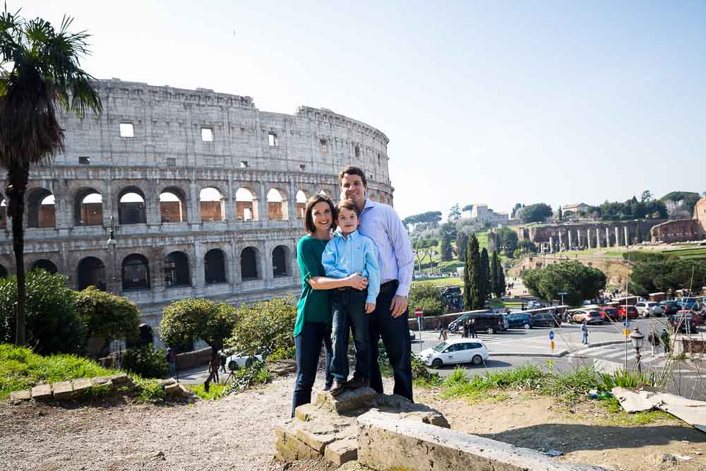 Portrait picture at the Roman Colosseum