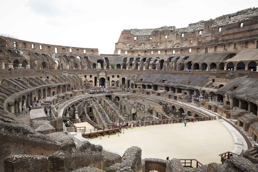 Inside the Roman Colosseum