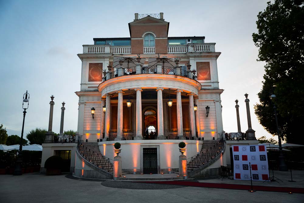 Casina Valadier at night dusk