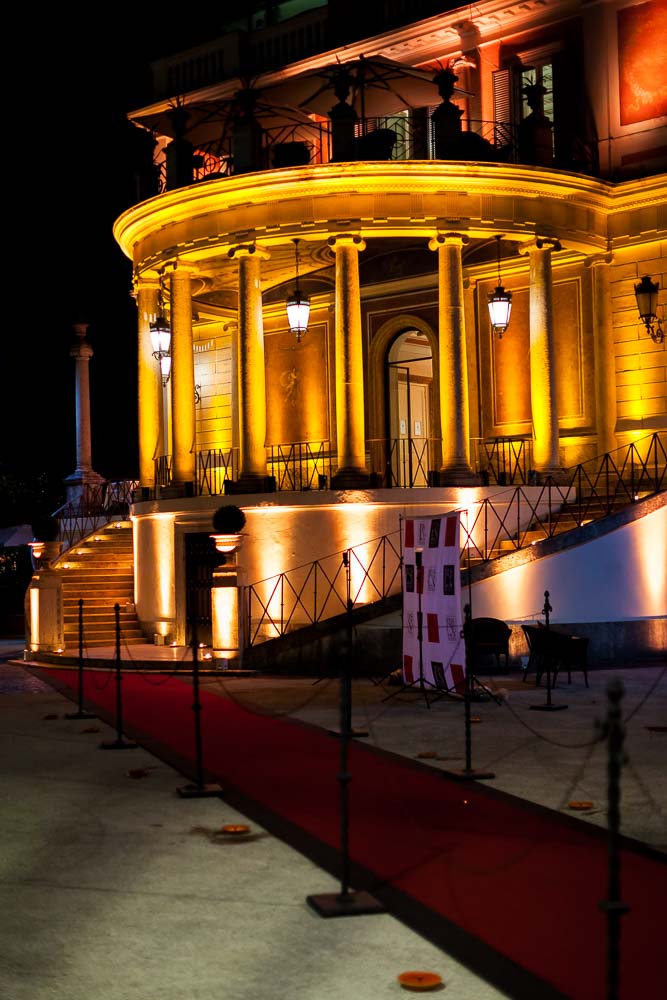 Casina Valadier photographed at night