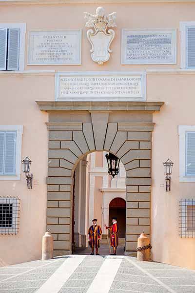 Castel Gandolfo Papal Summer Residence in Italy