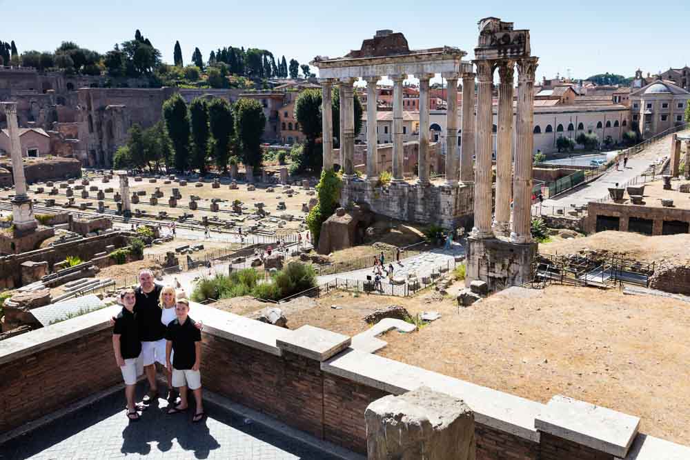 Taking pictures in Rome