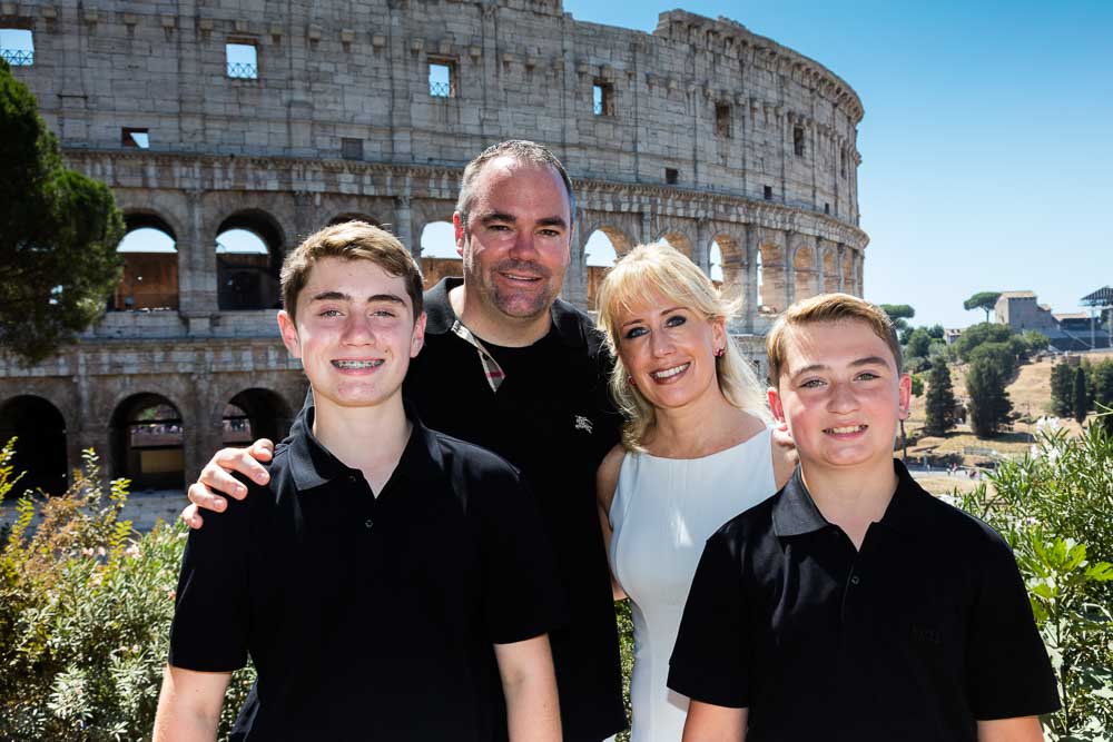 Close up picture roman colosseum